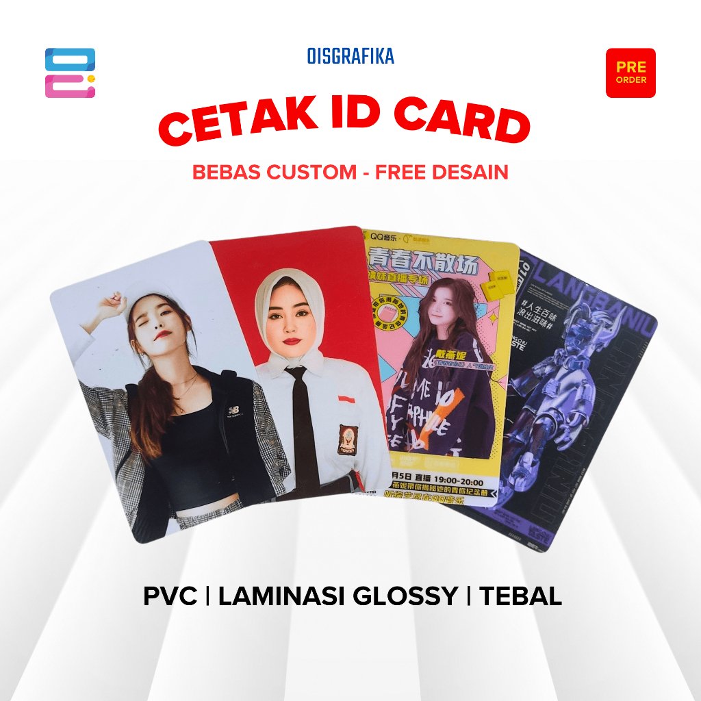Kartu ID Card Custom  / Plastic PVC / Kartu Member / Kartu PVC
