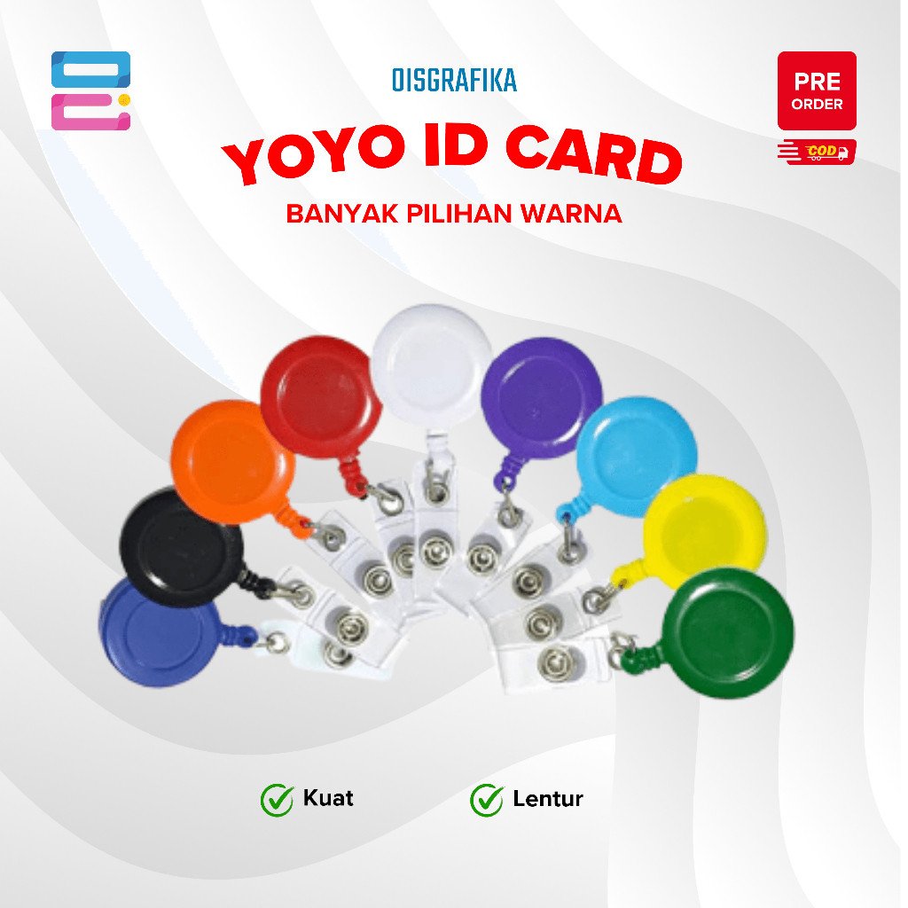 GANTUNGAN ID CARD YOYO / TALI ELASTIS