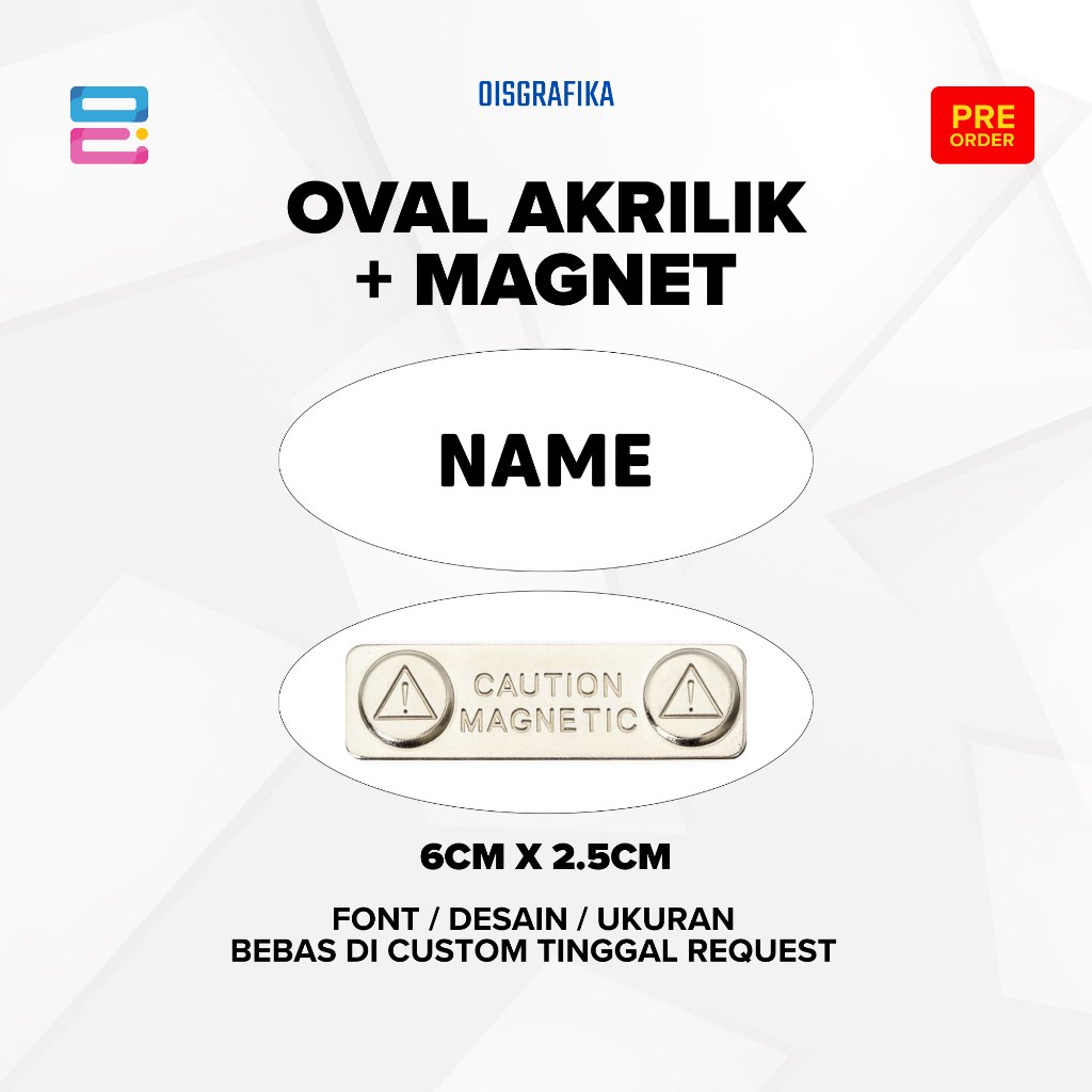 AKRILIK + MAGNET
