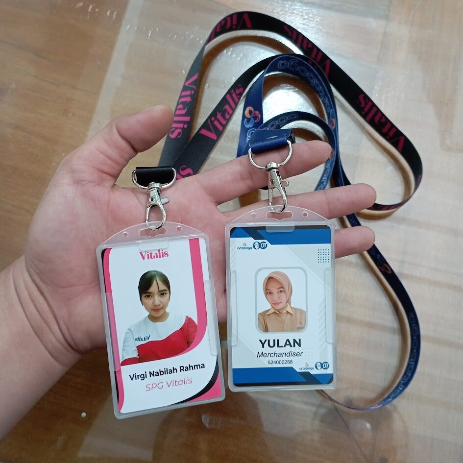 cetak id card tali lanyard vitalis artaboga